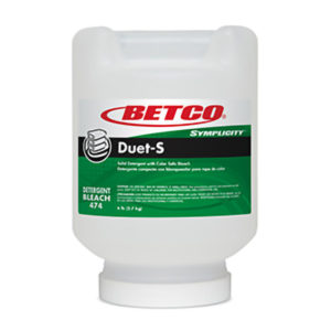 BETCO SYMPLICITY GREEN EARTH DUET-S SOLID LAUNDRY DETERGENT - 6lbs/tub, (2/case) - G3210
